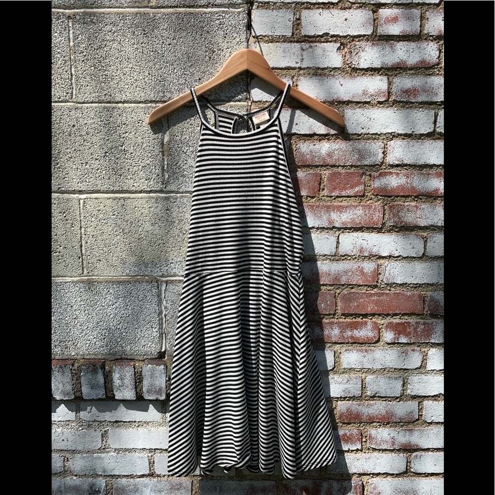 Black & White Striped Dress